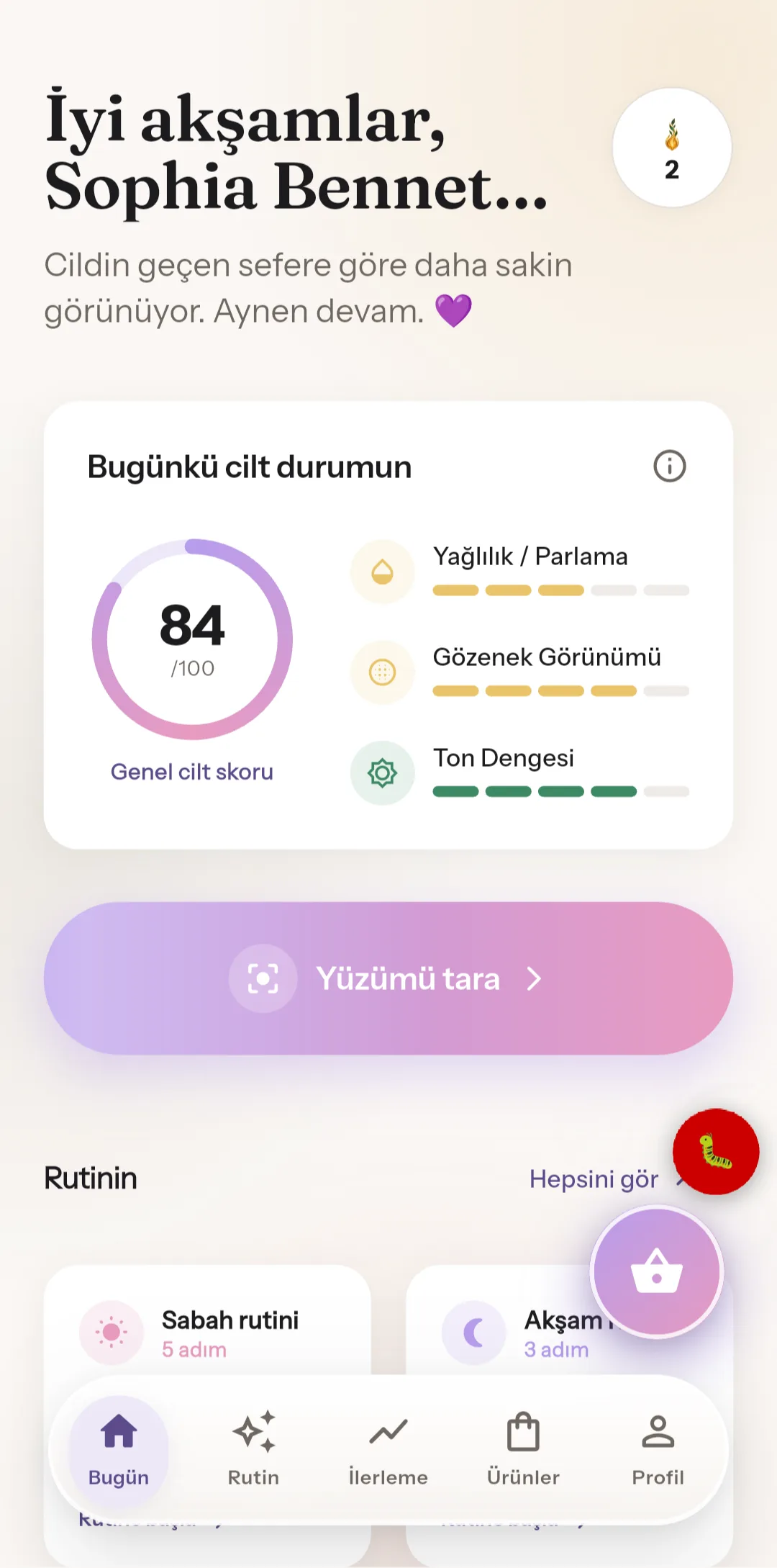 Uygulama önizlemesi